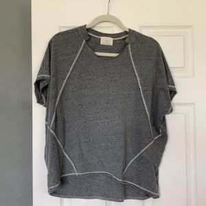 Heather Gray Seamed T-shirt